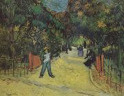 Vincent Van Gogh Entrance to thte Public Park in Arles (nn04) painting